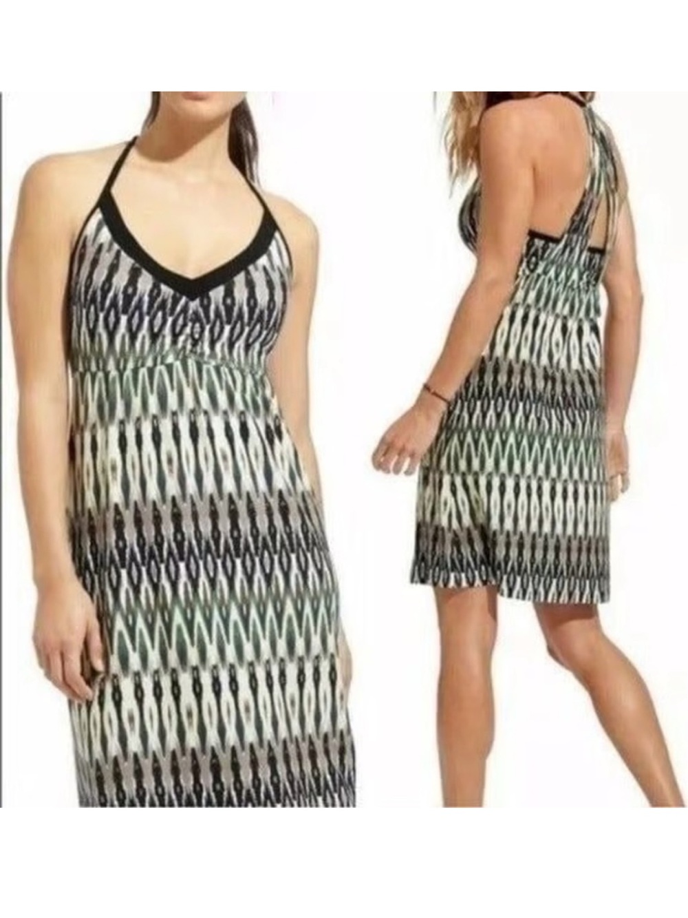 Athleta racerback midi dress size small tall